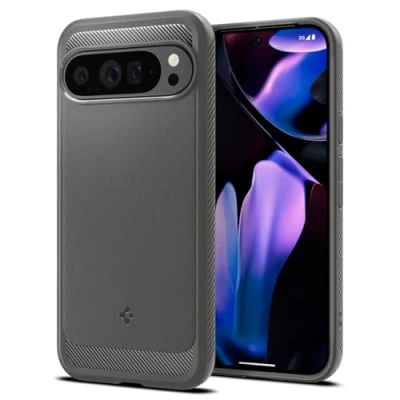 Abbildung von Spigen Rugged Armor Hülle Kompatibel mit Google Pixel 9 Pro XL [Made for Google] Marble Gray