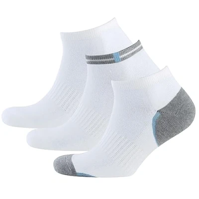 Abbildung von Nur Der 3er Pack Sport Sneaker Socken Herren, weiß, 46