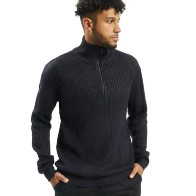 Abbildung von Brandit Troyer Strickpullover, Herren, Größe: Medium, Blue