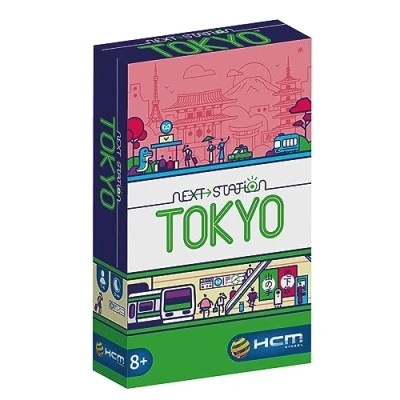 Abbildung von HCM Kinzel Next Station Tokyo Nachfolger des nominierten Spiels Flip &amp; Write Neue U Bahn Linien für Tokios Tourismus Geschick und Strategie deutsch 55214