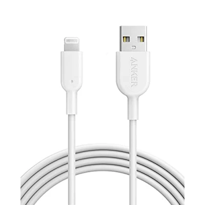 Abbildung von Anker iPhone Ladekabel Powerline II Kabel 1,8m Lightning Kabel, für 14/13 / 12/11 X/XS/XR/SE 8 Plus 7/6 und mehr (Weiß)