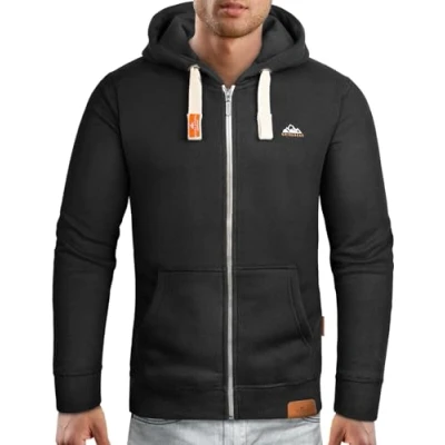 Abbildung von Grin&amp;Bear Herren Kapuzenpullover schwarz, M, GEC022