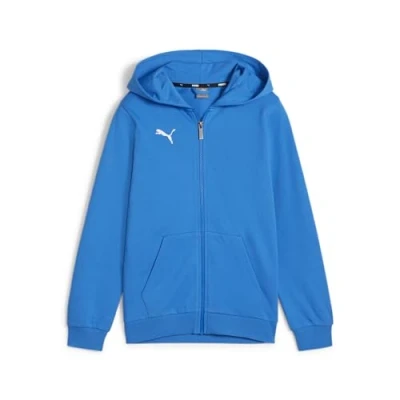 Abbildung von puma Jungen Teamgoal Casuals Hooded Jacket Sweat, Ignite Blue White, 164 EU