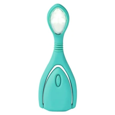 Abbildung von moses. Fernweh Leselicht Lumi® Plus Recharge Türkis, Klemmleuchte mit stufenlosem Dimmer zum Lesen im Dunkeln, wiederaufladbare LED Leselampe trendigen Look, für zu Hause und unterwegs