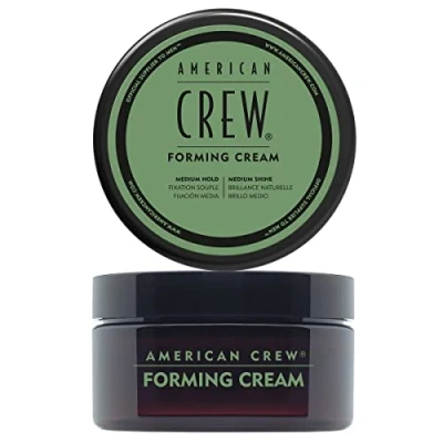 Abbildung von AMERICAN CREW Forming Cream, 50 g, Stylingcreme für Männer, Haarprodukt mit mittlerem Halt, Stylingprodukt flexibel formbares Haar &amp; Finish natürlichem Glanz