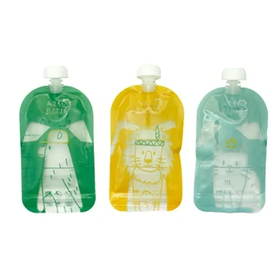 Abbildung von Badabulle wiederverwendbare Quetschbeutel 15x150ml Pack MEHRFARBIG