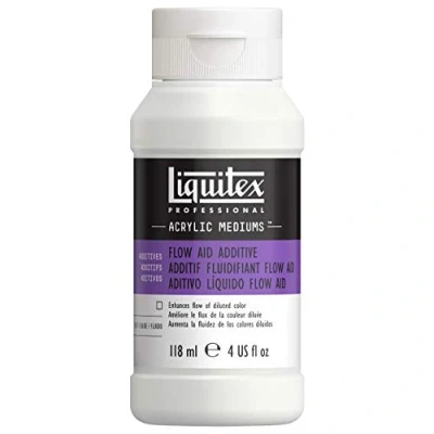 Abbildung von Liquitex Professional 5620 Farbflussverbesserer, erhöht die Fließfähigkeit von Acrylfarbe ohne Veränderung der Stabilität, 118 ml Flasche