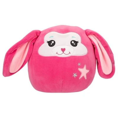 Abbildung von Depesche 13039 Ylvi Swoppies Kuscheltier Hase in Pink, mit Leuchteffekt, Stern und langen Schlappohren, ca. 20 cm großes Plüschtier