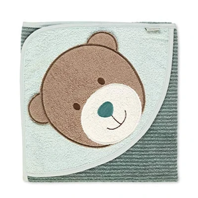 Abbildung von Sterntaler Motiv Kapuzenbadetuch Bär Ben, Alter: ab 0 Monaten, 80 x cm, Mittelgrün