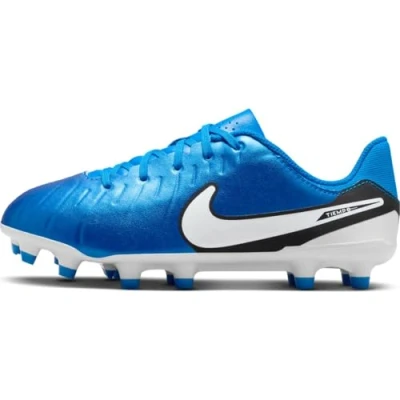 Abbildung von Nike Performance JR Legend 10 Academy FG/MG Unisex Fußballschuh Nocken für Kinder, Größe: 38.5, Soar/white Schuhe