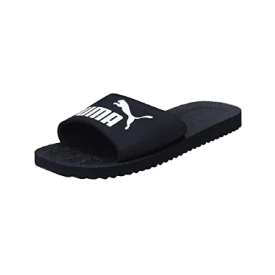 Abbildung von PUMA Unisex Purecat Flip Flop, Black White, 49.5 EU