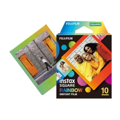 Abbildung von instax Square Film Rainbow für 10 Aufnahmen
