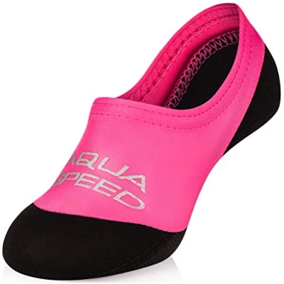 Abbildung von Aqua Speed Neoprensocken Pink Kinder Anti Rutsch Schwimmsocken für Mädchen rutschfeste Socken Schwimmen Schnorcheln Aquasocks Tauchen Swimming Socks Kids Pink, Gr. 30 31 Neo