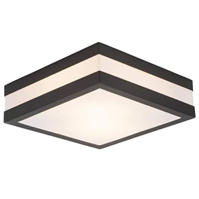 Abbildung von Brilliant AG 96233/63 Outdoor Deckenleuchte aus Stahl/Kunststoff 11 W E27 anthrazit 1 x 28.5 8.5 cm