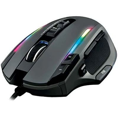 Abbildung von The G LAB Kult NITROGEN CORE Hochleistungs Kabel Gaming Maus Avago 10.000 DPI Optischsensor, RGB, Anpassbares Gewicht, 11 Extrem Programmierbare Tasten, Ultraleicht Kompatibel mit PC/PS5/Xbox One