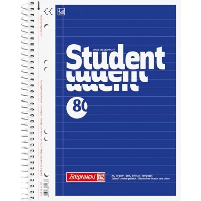 Abbildung von Brunnen 1067951 Notizblock / Collegeblock Student (A5, liniert, 70 g/m², 80 Blatt)