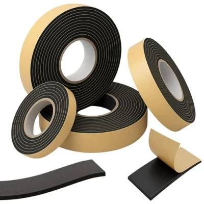 Abbildung von Lumonic 10m EPDM Dichtungsband Selbstklebend 10mm x 1mm I Dichtband für Fenster &amp; Türen Fensterdichtung, Türdichtung, Gummidichtung zum Kälteschutz