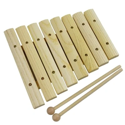 Abbildung von A Star Holz Xylophon mit 8 Tönen, Sopran, diatonisch, zwei Holzschlägeln C6 bis C7