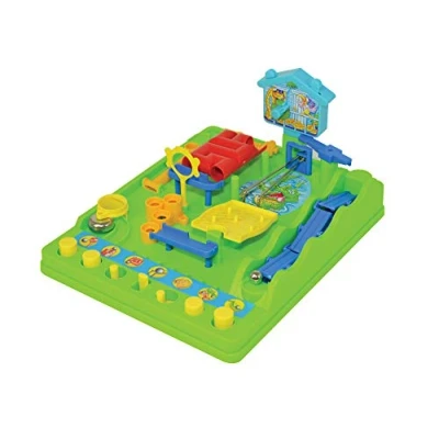 Abbildung von TOMY T7070 Kinderspiel Crazy Ball (Tricky Golf), Hochwertiges Kinderspielzeug, Mini Spiele, Geschicklichkeitsspiel Kinder, Labyrinthspiel, Geschenke für Kinder ab 5 Jahren, Flipper