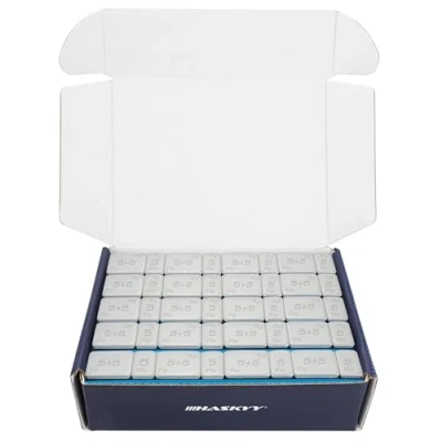 Abbildung von 50 Riegel Klebegewichte Kleberiegel Auswuchtgewichte 5g*4+10g*4 Abrisskante