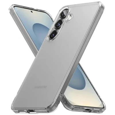 Abbildung von Ringke Fusion Case [Anti Fingerabdruck] Kompatibel mit Samsung Galaxy S25 Plus Hülle, Mattierte Hart PC Kratzfest Stoßfeste TPU Bumper Schutz Handyhülle Matte Clear