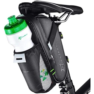 Abbildung von ROCKBROS Satteltasche Fahrrad wasserdichte Fahrradsatteltasche mit Flaschenhalter für MTB Rennrad Kratzfest Reflektierend