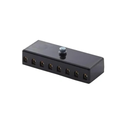 Abbildung von HELLA Sicherungsdose 8 polig 8A schwarz Stecker: Schraubkontakt 8JD 002 290 201