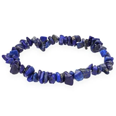 Abbildung von Lebensquelle Plus Lapislazuli Splitterarmband Hochwertiges Edelstein Armband