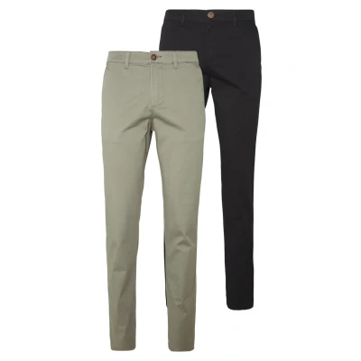 Abbildung von Jack &amp; Jones Jjimarco Jjdave 2 PACK Chino, Herren, Größe: 31x34, Black/dusty olive