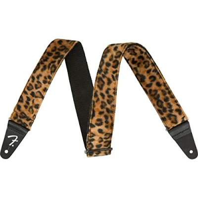 Abbildung von Fender® »WILD ANIMAL PRINT STRAPS LEOPARD« Gitarrengurt aus Polyester 5cm Breite Farbe: Leopard
