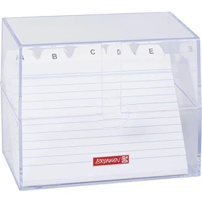 Abbildung von Karteibox A6 gefüllt transparent