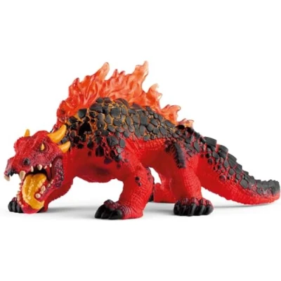 Abbildung von schleich ELDRADOR CREATURES 70156 Magmawaran Realistische Mythische Fantasy Monster Actionfigur, Gefährliche Magma Riesenechse mit Realistischen Details, Figuren ab 7 Jahren