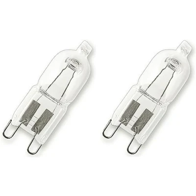 Abbildung von Osram 2er Pack Halopin 66748 48 Watt G9 Halogenstift dimmbar 230V warmweiß 740 Lumen Halogenlampen Stiftsockellampe