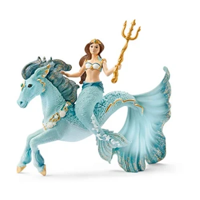 Abbildung von schleich BAYALA 70594 Meerjungfrau Eyela Figur und Unterwasser Einhorn Spielset Prinzessin mit Zauberstab, Hochwertige Figuren ab 5 Jahren