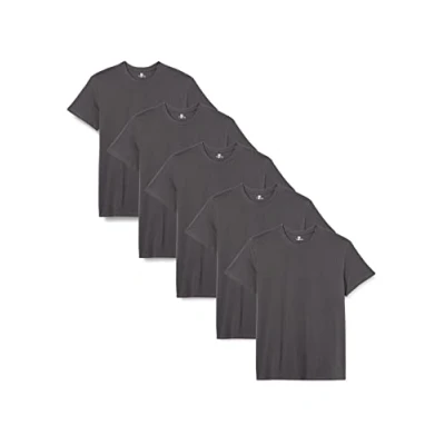 Abbildung von Lower East Herren LE105 T Shirt, Anthrazit (5er Pack), S