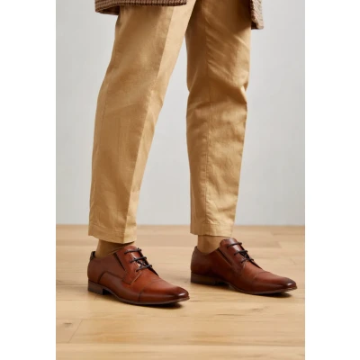 Abbildung von bugatti Herren Mattia Eco Business Lace Shoe, Cognac, 40