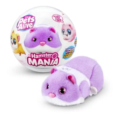 Abbildung von Pets Alive Hamster Mania, Lila Hamster, von ZURU, Haustier (Lila)