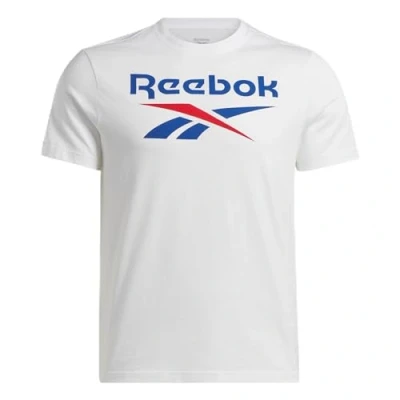 Abbildung von Reebok RI BIG Stacked LOGO Tshirt print, Herren, Größe: XS, White