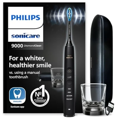 Abbildung von Philips Sonicare DiamondClean 9000 Elektrische Schallzahnbürste mit App (Modell HX9911/09)