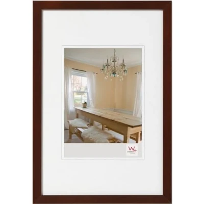 Abbildung von walther design Bilderrahmen nussbaum 50 x 70 cm Peppers Holzrahmen BP070N