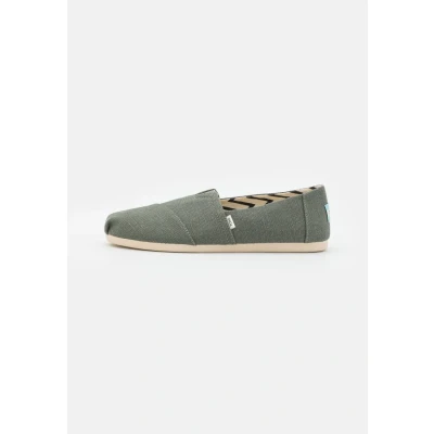 Abbildung von TOMS Alpargata Slipper, Damen, Größe: 36.5, Green Textil
