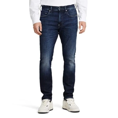 Abbildung von G Star Revend Skinny FIT Jeans Fit, Herren, Größe: 31x32, Worn in galaxy blue