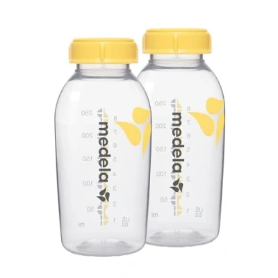 Abbildung von Medela Flaschen zur Aufbewahrung von Muttermilch BPA frei Packung à 2 x 250 ml