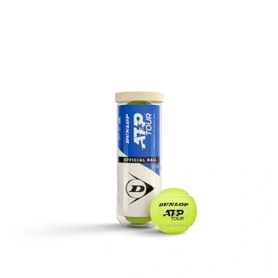 Abbildung von DUNLOP Tennisball ATP Tour für Sand, Hartplatz und Rasen (3 Bälle)