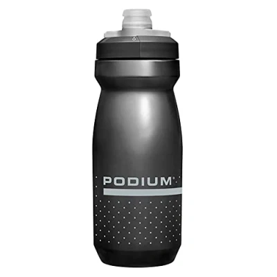 Abbildung von Camelbak Podium Sport Wasserflasche, Quetschflasche, zum Laufen, Radfahren, Wandern Schwarz