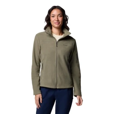 Abbildung von Columbia FAST TREK Jacket Fleecejacke, Damen, Größe: Medium, Stone green