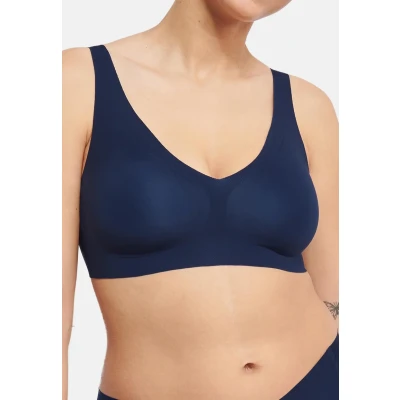 Abbildung von Sloggi FEEL 2.0 Bralette Bustier, Damen, Größe: Small, Navy blue