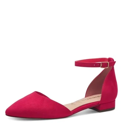 Abbildung von Tamaris Riemchenballerina, Damen, Größe: 40, Fuxia Schuhe
