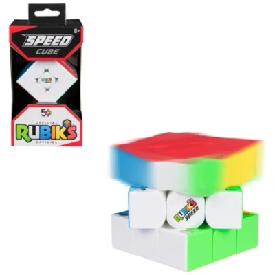 Abbildung von Rubik&#039;s Cube, Speed Cube 3x3, das Original, Ultra leichtgängiger Zauberwürfel, hochwertige Verabeitung, für Einsteiger und Profis, ab 8 Jahren
