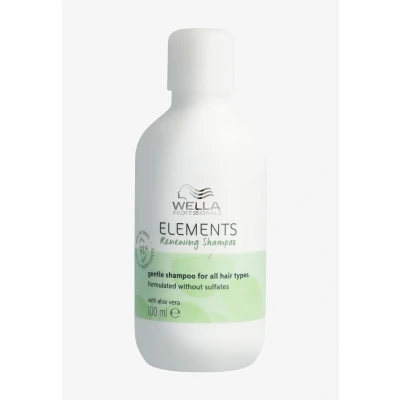 Abbildung von Wella Professionals Elements Renewing Shampoo ohne Sulfate und Silikone beruhigende Haarpflege für empfindliche juckende Kopfhaut mit Aloe Vera Vitmain E 1 L